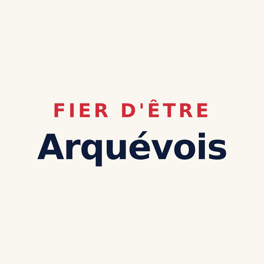 Tasse « Fier d'être Arquévois » — design pour Arquèves