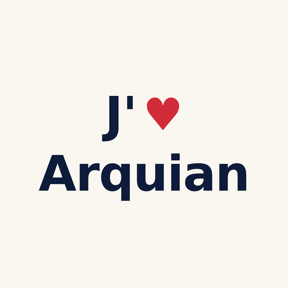 Tasse personnalisée Arquian — design J'aime Arquian