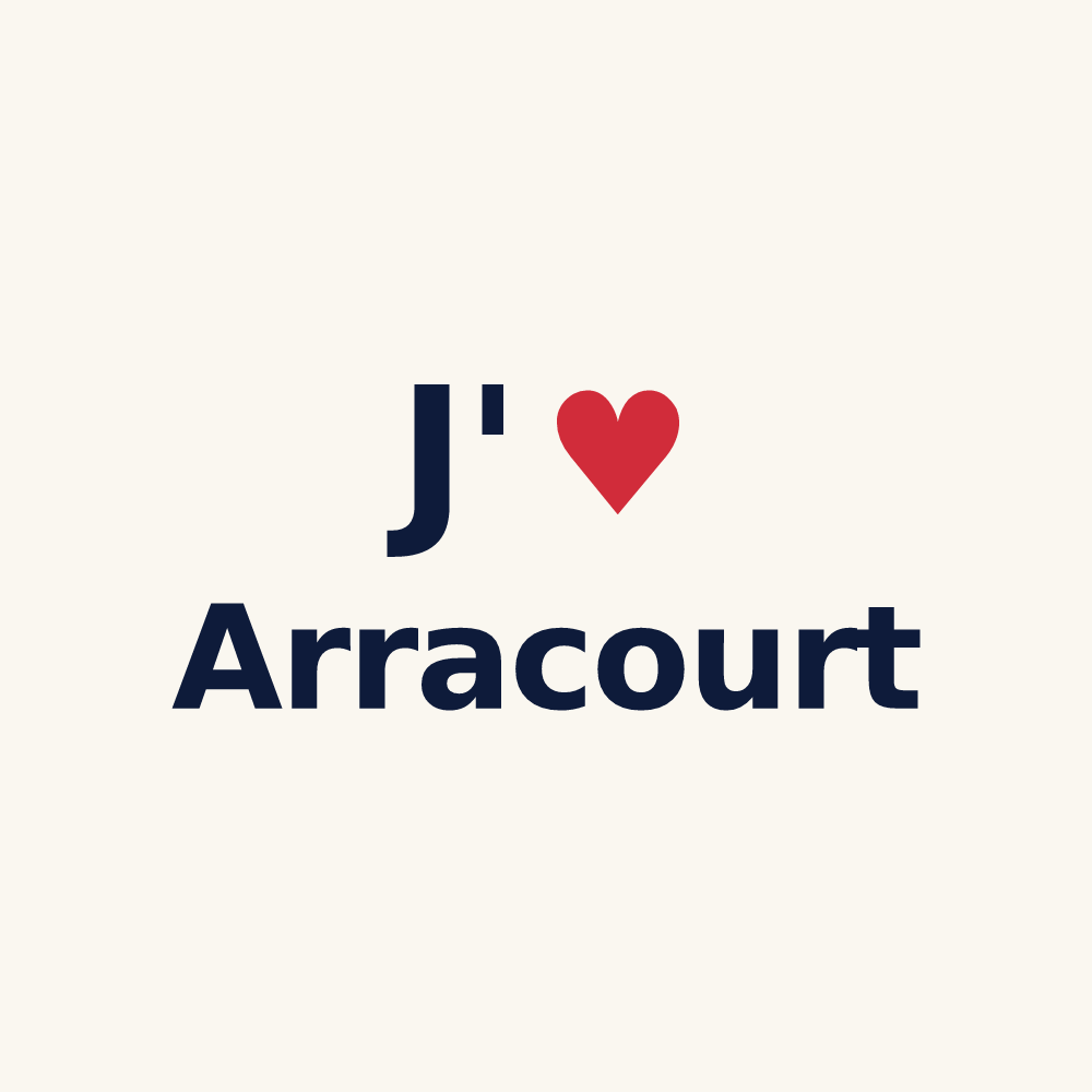 Tasse personnalisée Arracourt — design J'aime Arracourt