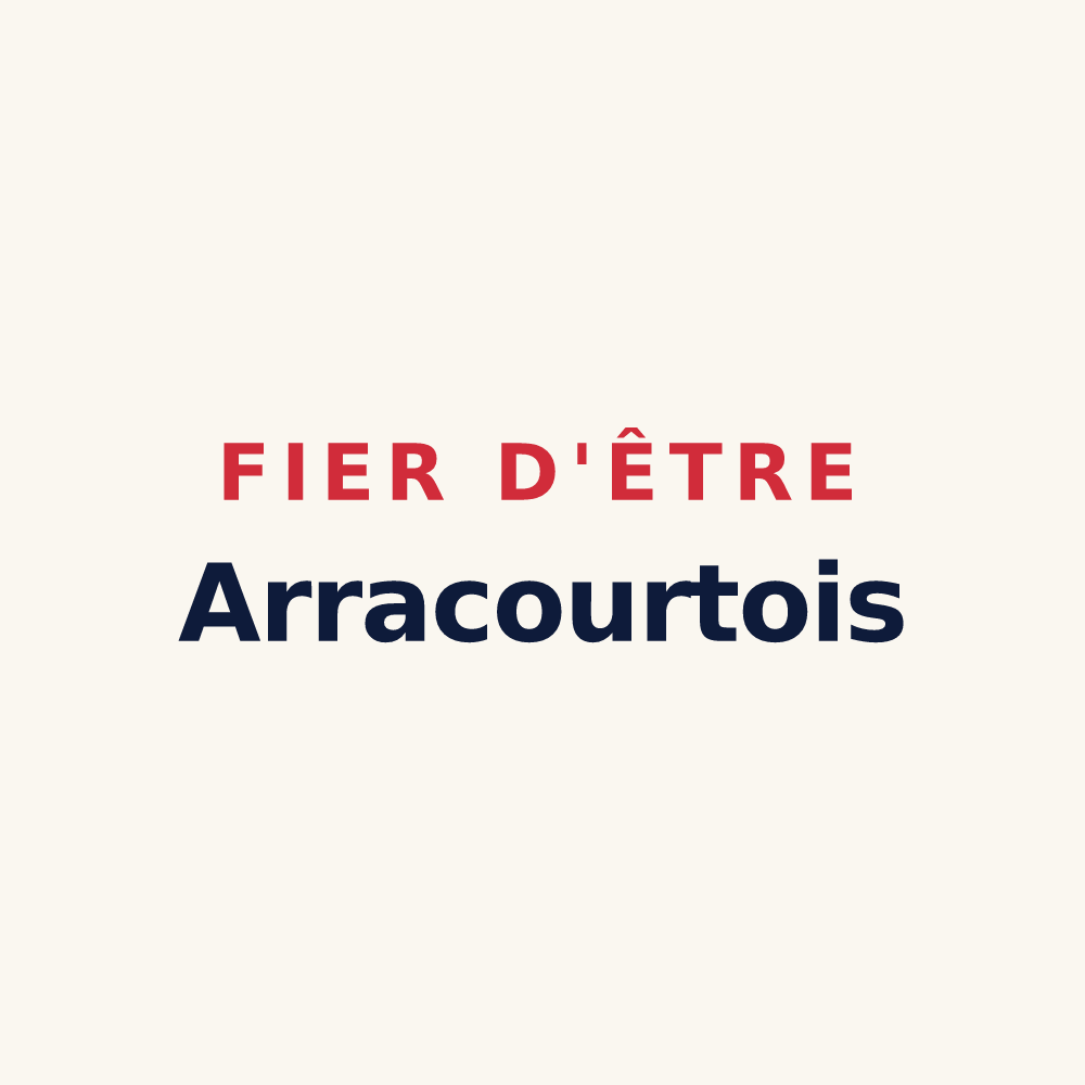 Tasse « Fier d'être Arracourtois » — design pour Arracourt