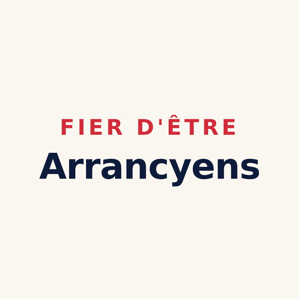 Tasse « Fier d'être Arrancyens » — design pour Arrancy