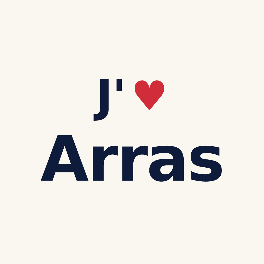 Tasse personnalisée Arras — design J'aime Arras