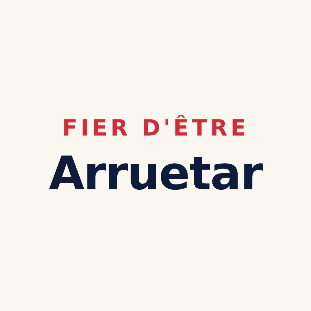 Tasse « Fier d'être Arruetar » — design pour Arraute-Charritte