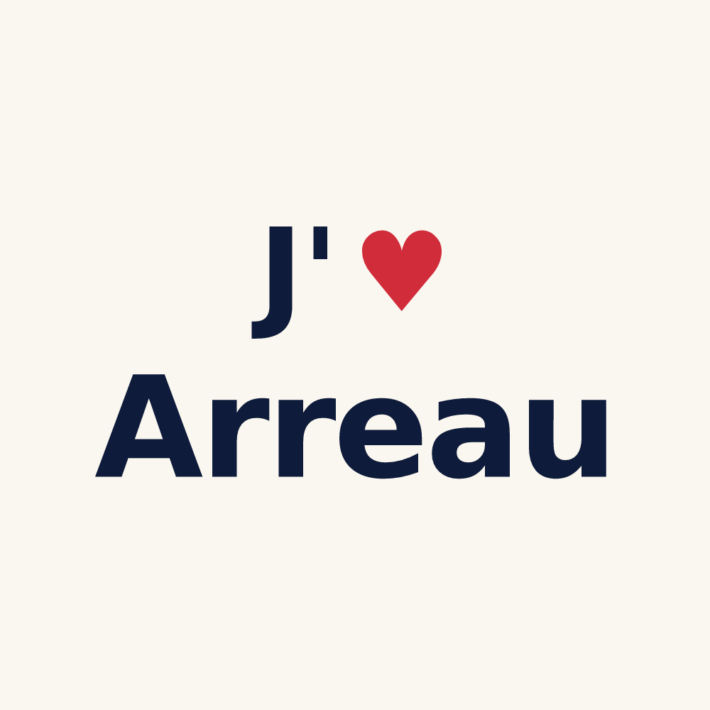 Tasse personnalisée Arreau — design J'aime Arreau