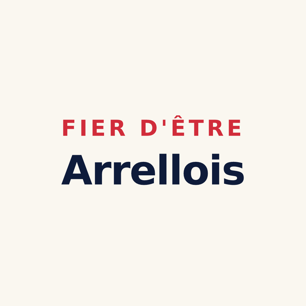 Tasse « Fier d'être Arrellois » — design pour Arrelles