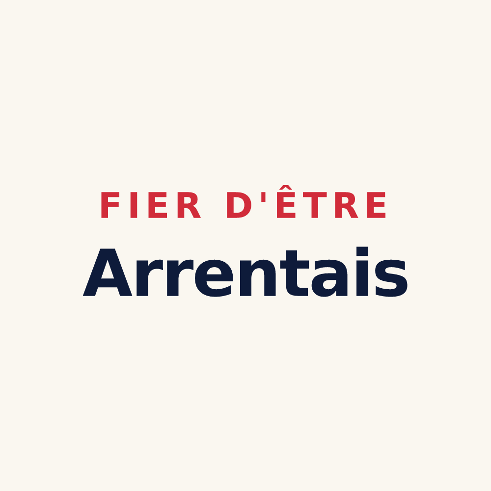 Tasse « Fier d'être Arrentais » — design pour Arrentès-de-Corcieux