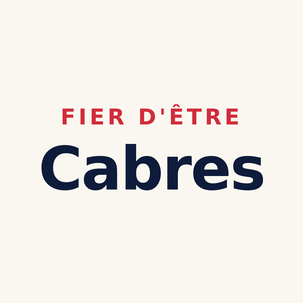 Tasse « Fier d'être Cabres » — design pour Arreux