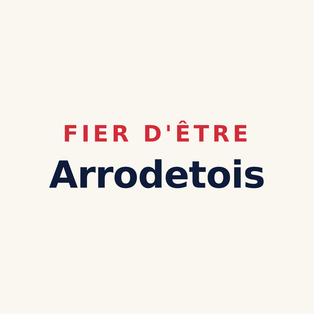 Tasse « Fier d'être Arrodetois » — design pour Arrodets