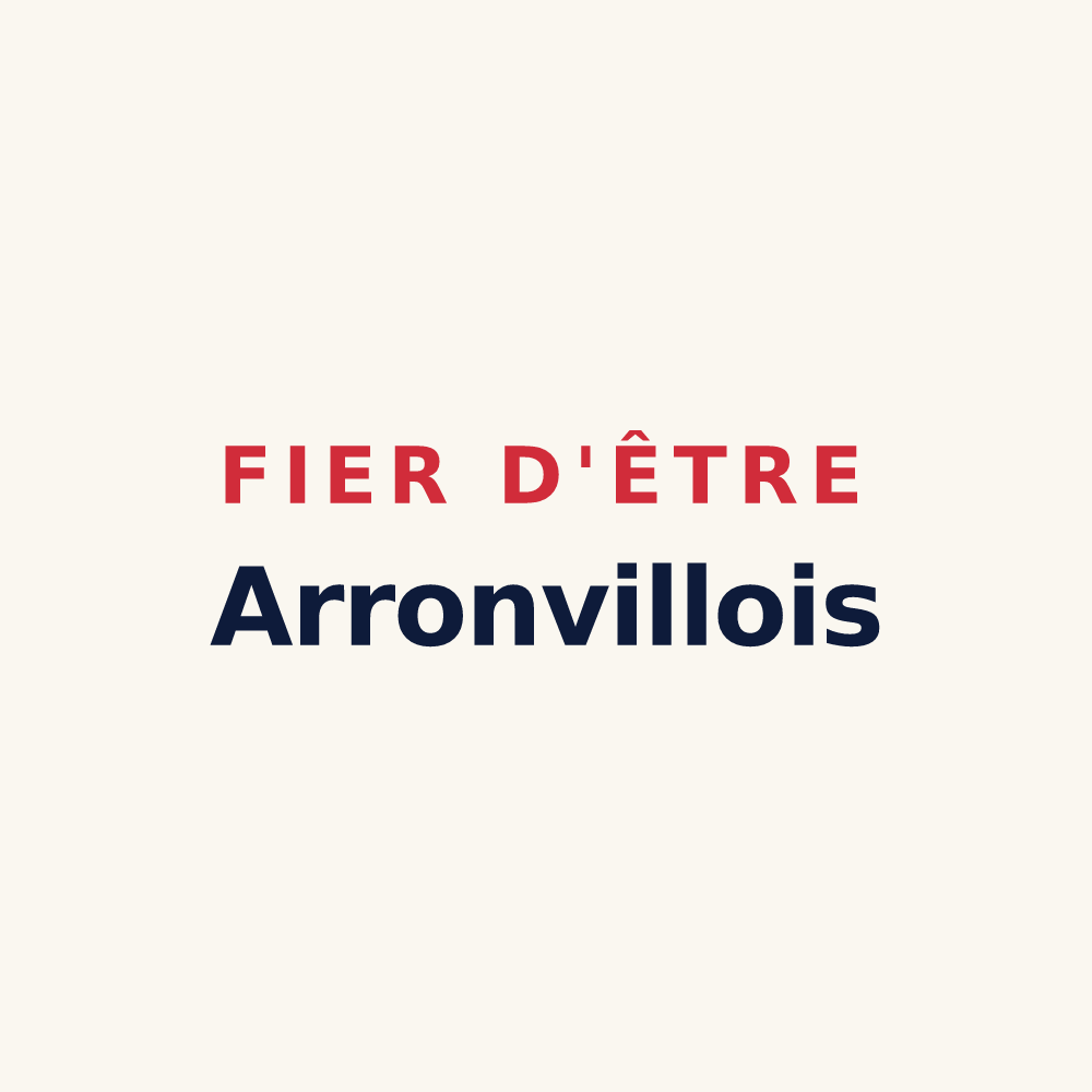 Tasse « Fier d'être Arronvillois » — design pour Arronville
