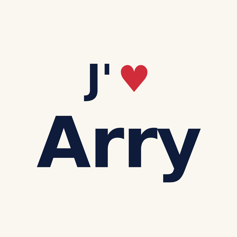Tasse personnalisée Arry — design J'aime Arry