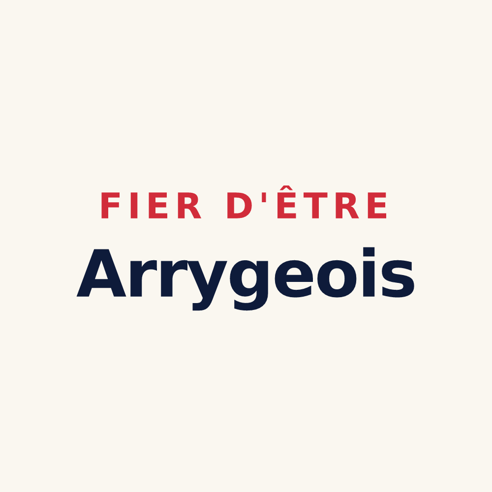 Tasse « Fier d'être Arrygeois » — design pour Arry