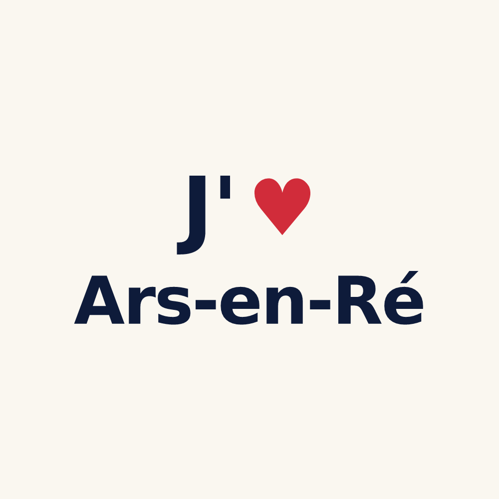 Tasse personnalisée Ars-en-Ré — design J'aime Ars-en-Ré