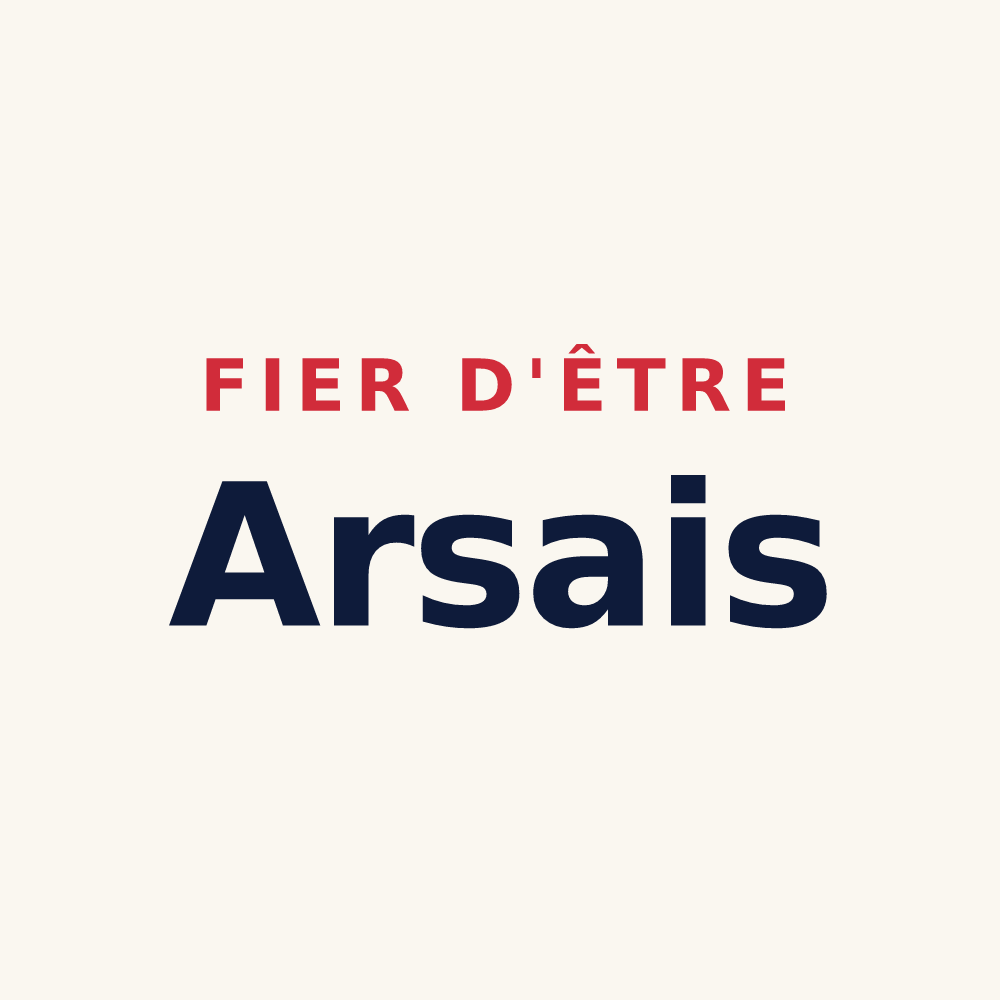 Tasse « Fier d'être Arsais » — design pour Ars-en-Ré