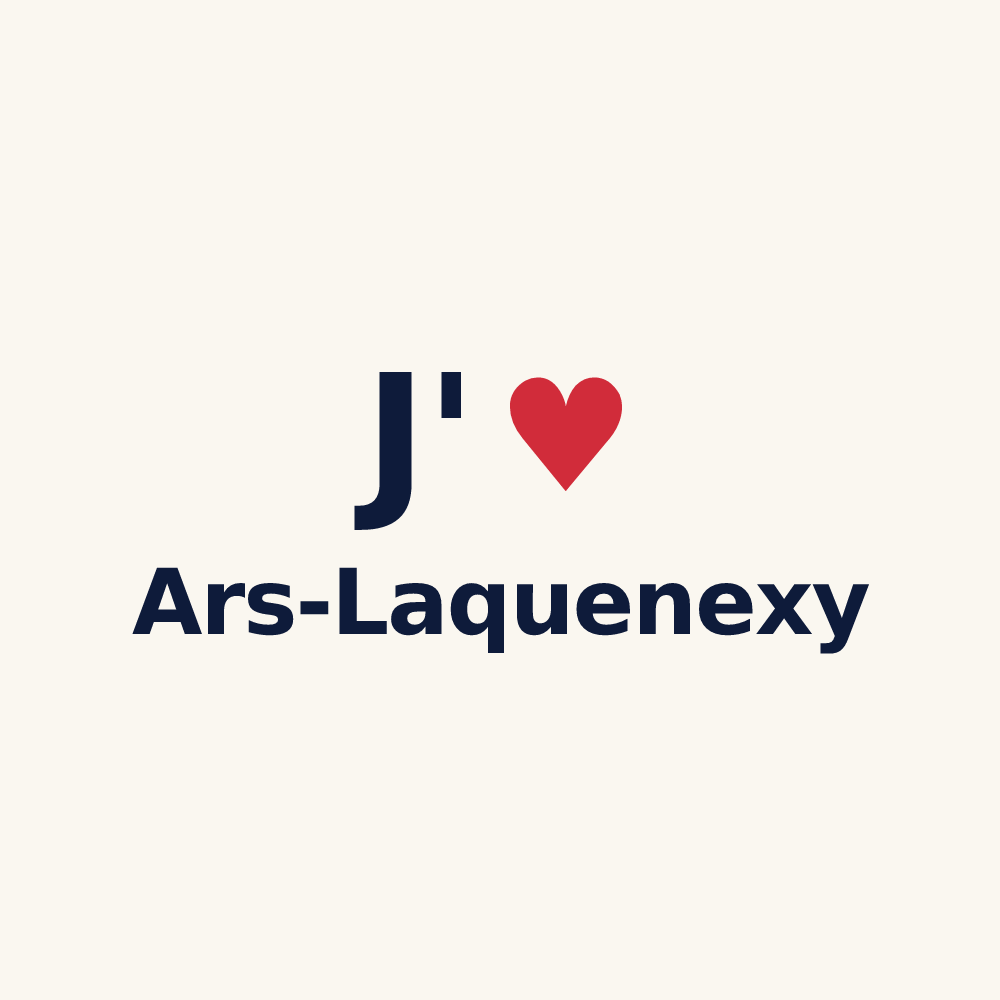Tasse personnalisée Ars-Laquenexy — design J'aime Ars-Laquenexy