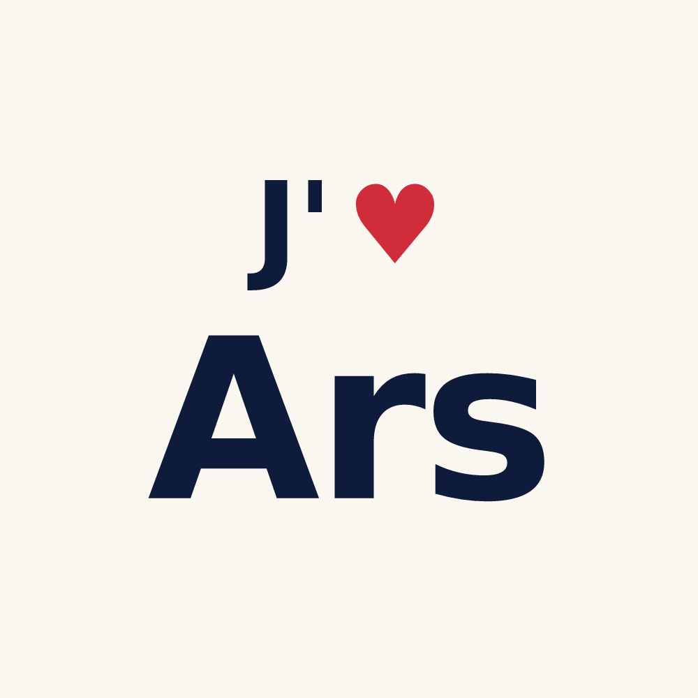 Tasse personnalisée Ars — design J'aime Ars