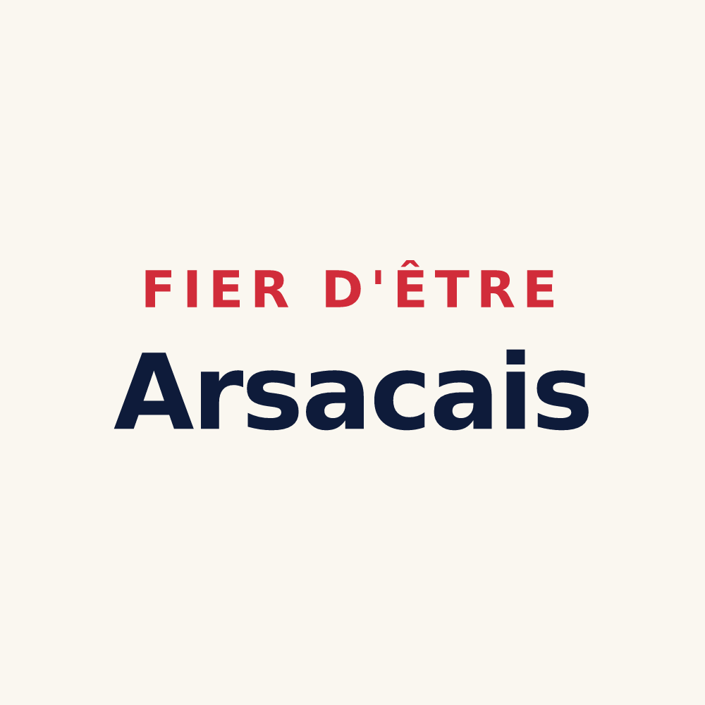 Tasse « Fier d'être Arsacais » — design pour Arsac