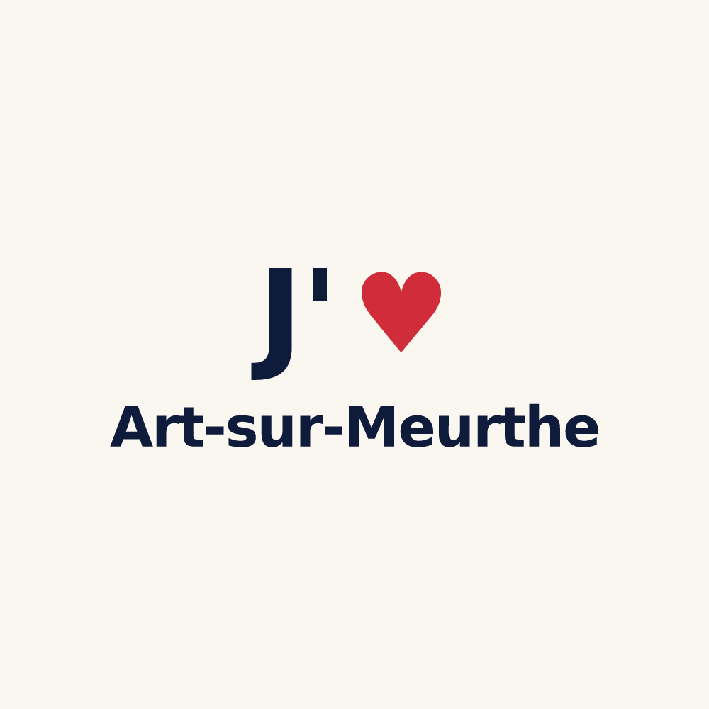 Tasse personnalisée Art-sur-Meurthe — design J'aime Art-sur-Meurthe