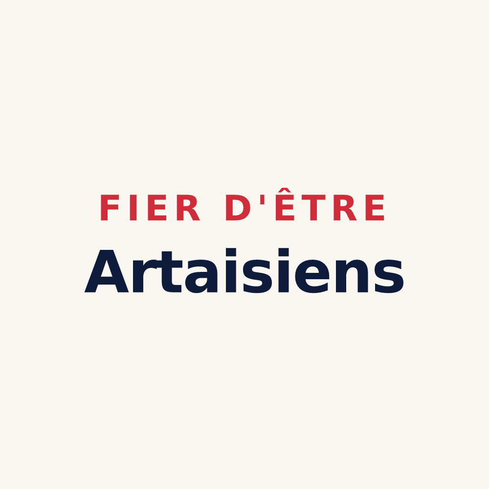 Tasse « Fier d'être Artaisiens » — design pour Artaix