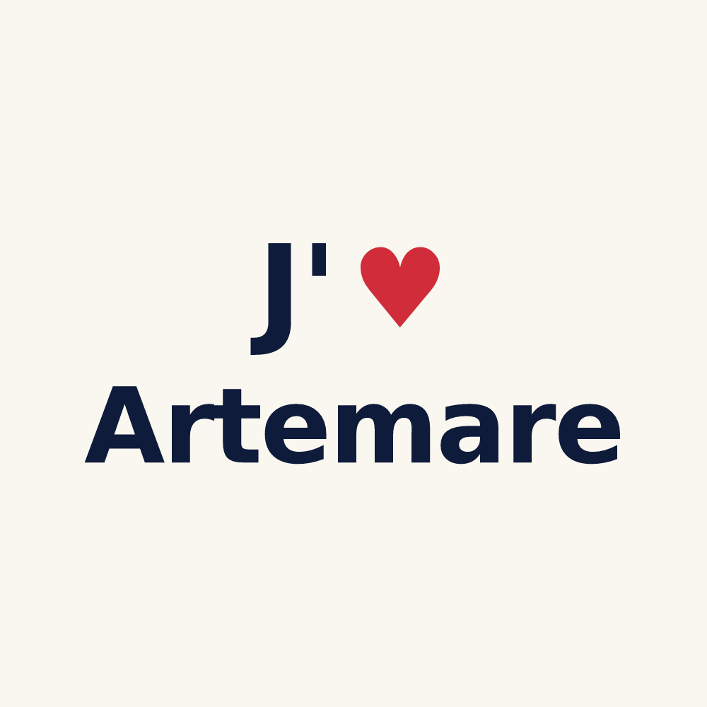 Tasse personnalisée Artemare — design J'aime Artemare