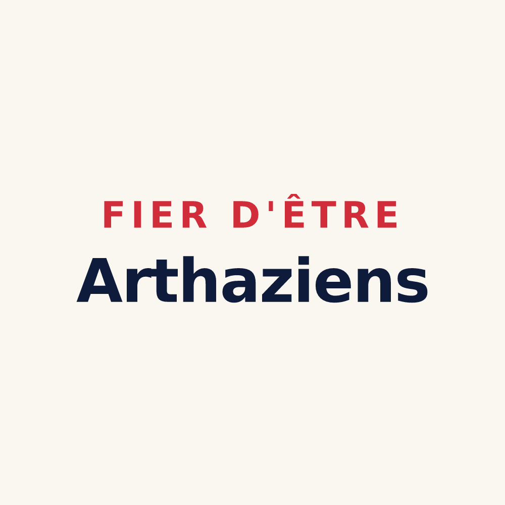 Tasse « Fier d'être Arthaziens » — design pour Arthaz-Pont-Notre-Dame