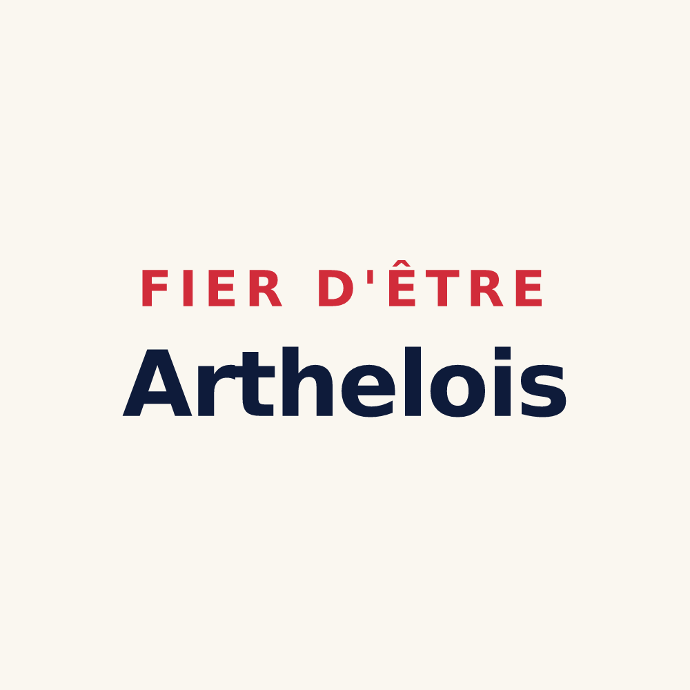 Tasse « Fier d'être Arthelois » — design pour Arthel