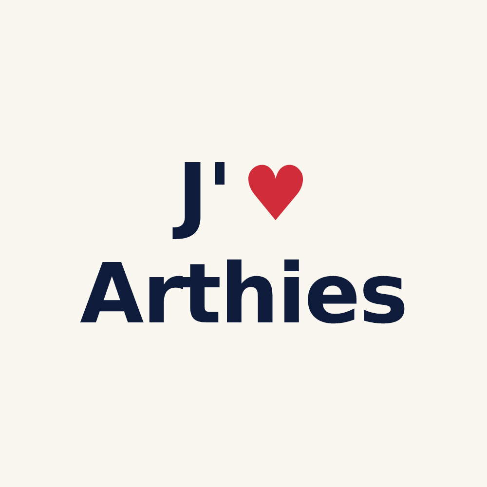 Tasse personnalisée Arthies — design J'aime Arthies