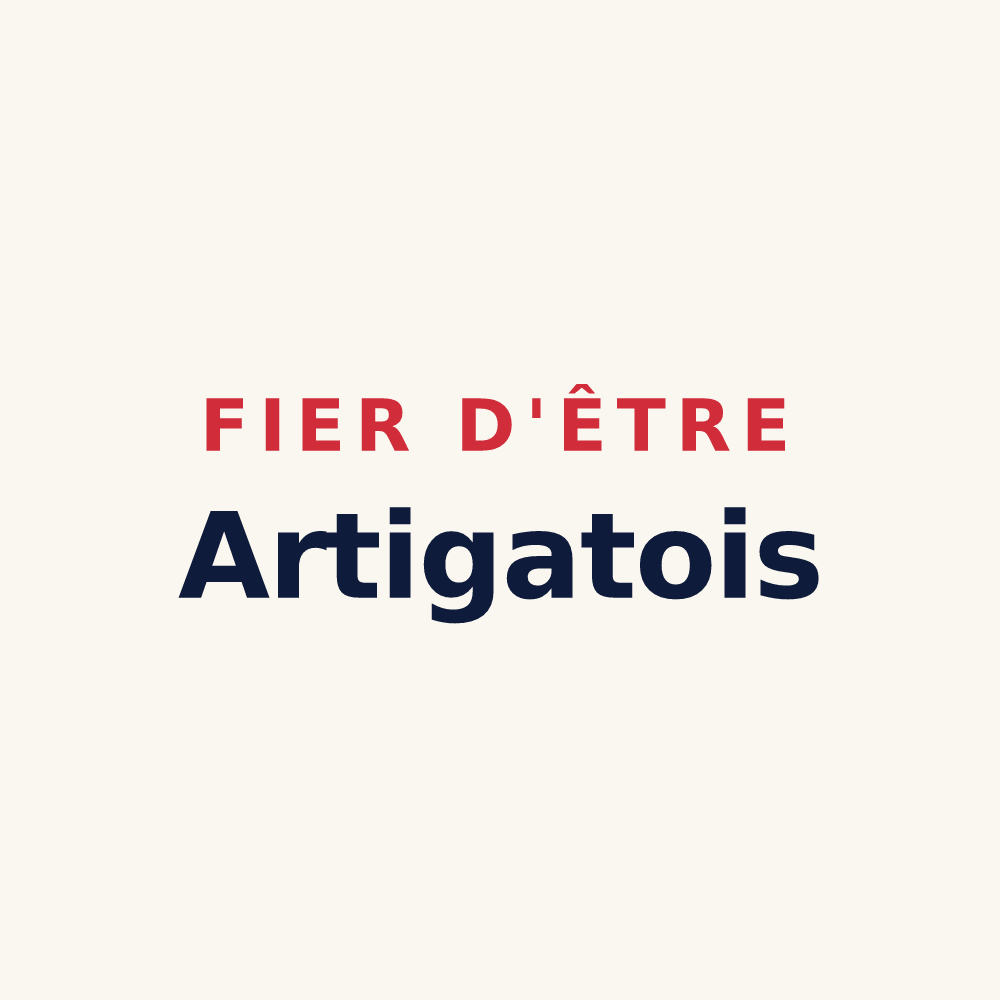 Tasse « Fier d'être Artigatois » — design pour Artigat