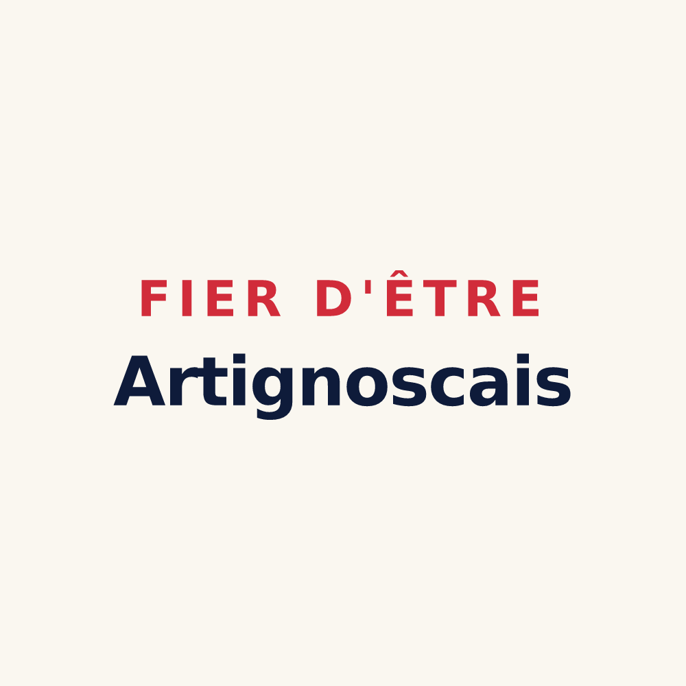 Tasse « Fier d'être Artignoscais » — design pour Artignosc-sur-Verdon
