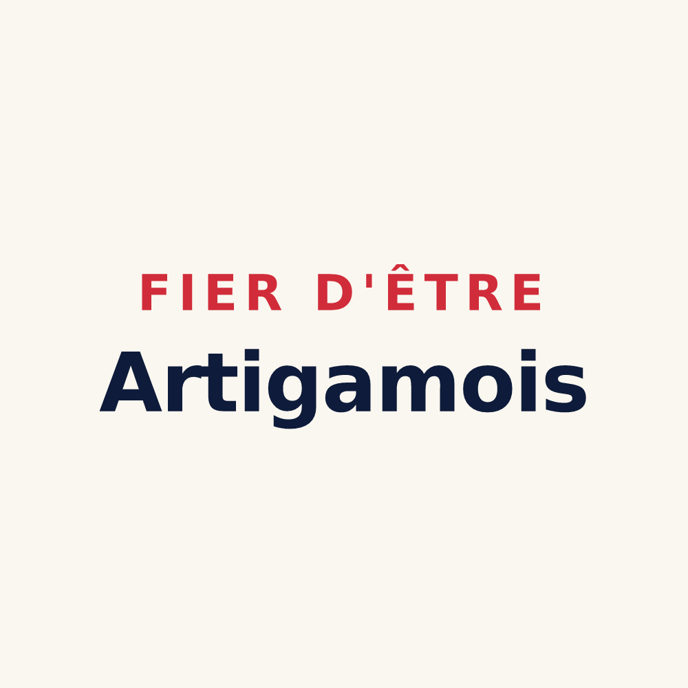 Tasse « Fier d'être Artigamois » — design pour Artiguemy