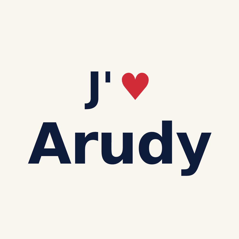 Tasse personnalisée Arudy — design J'aime Arudy