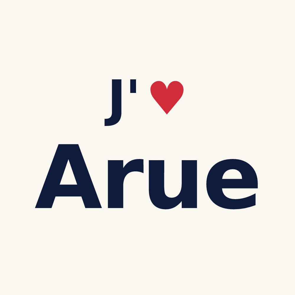 Tasse personnalisée Arue — design J'aime Arue