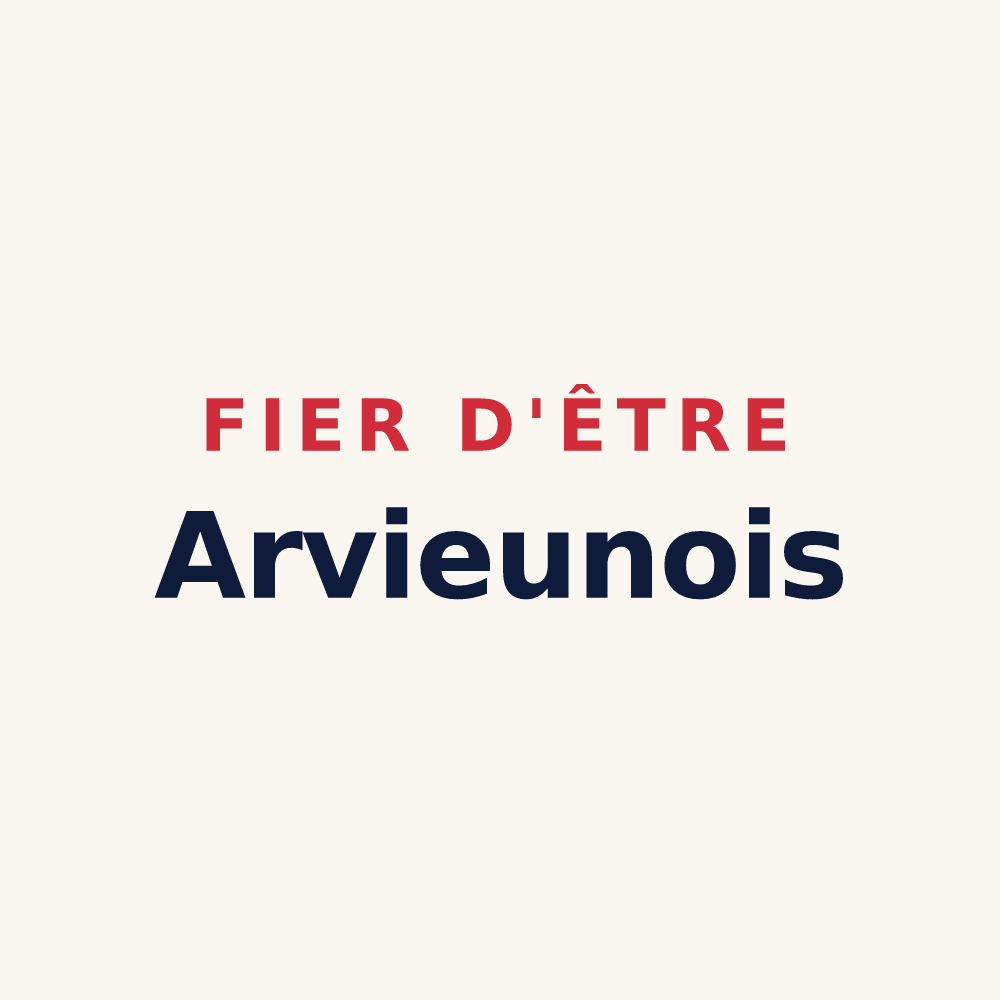 Tasse « Fier d'être Arvieunois » — design pour Arvieu