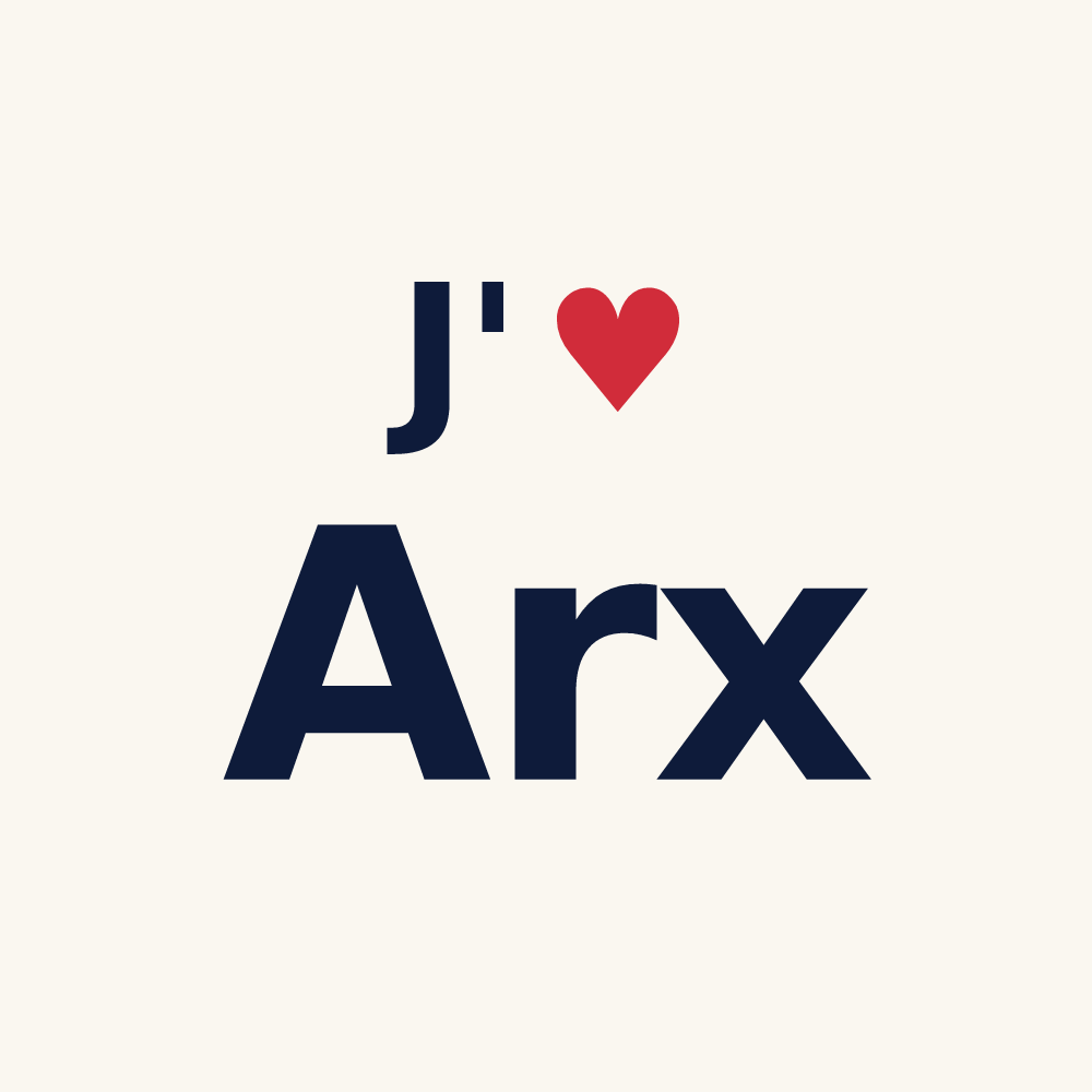 Tasse personnalisée Arx — design J'aime Arx