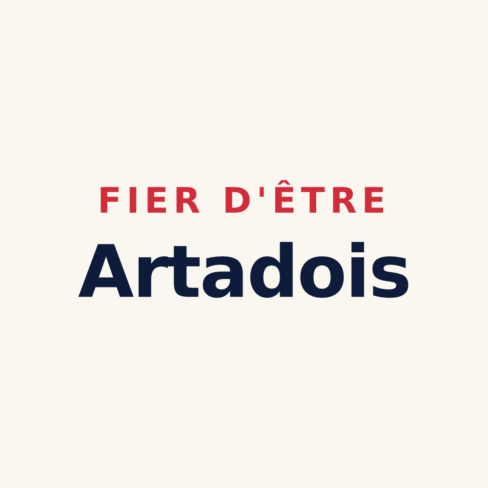 Tasse « Fier d'être Artadois » — design pour Arzembouy