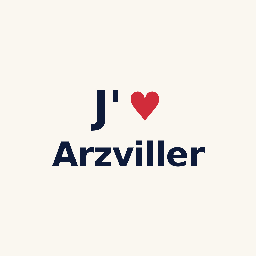 Tasse personnalisée Arzviller — design J'aime Arzviller