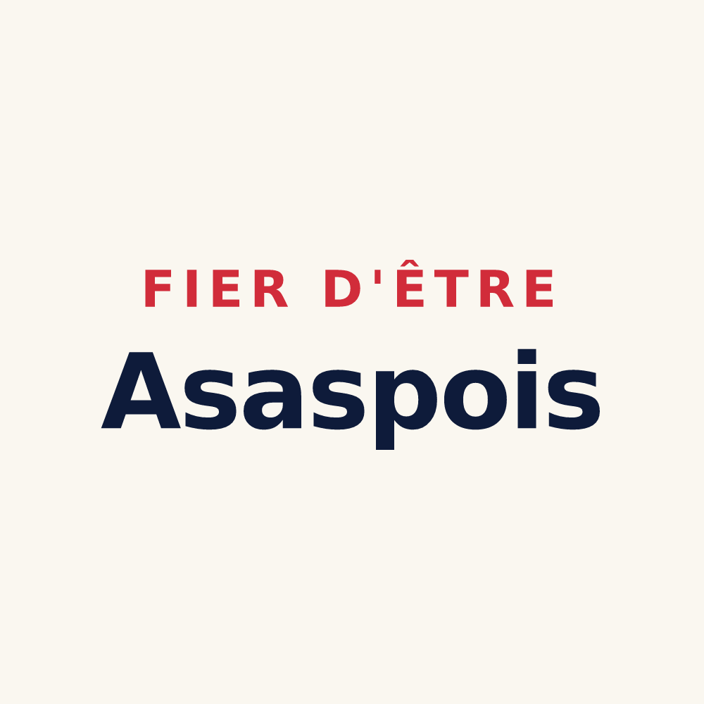 Tasse « Fier d'être Asaspois » — design pour Asasp-Arros