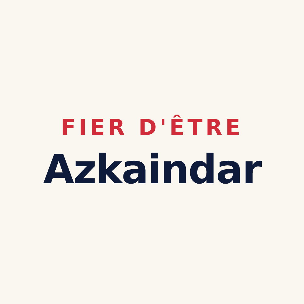Tasse « Fier d'être Azkaindar » — design pour Ascain