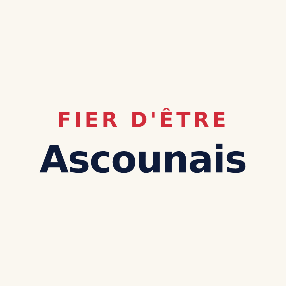 Tasse « Fier d'être Ascounais » — design pour Ascou
