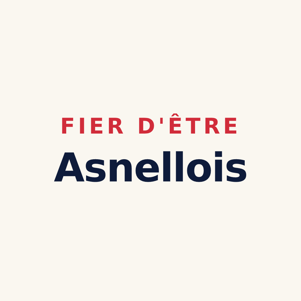 Tasse « Fier d'être Asnellois » — design pour Asnelles