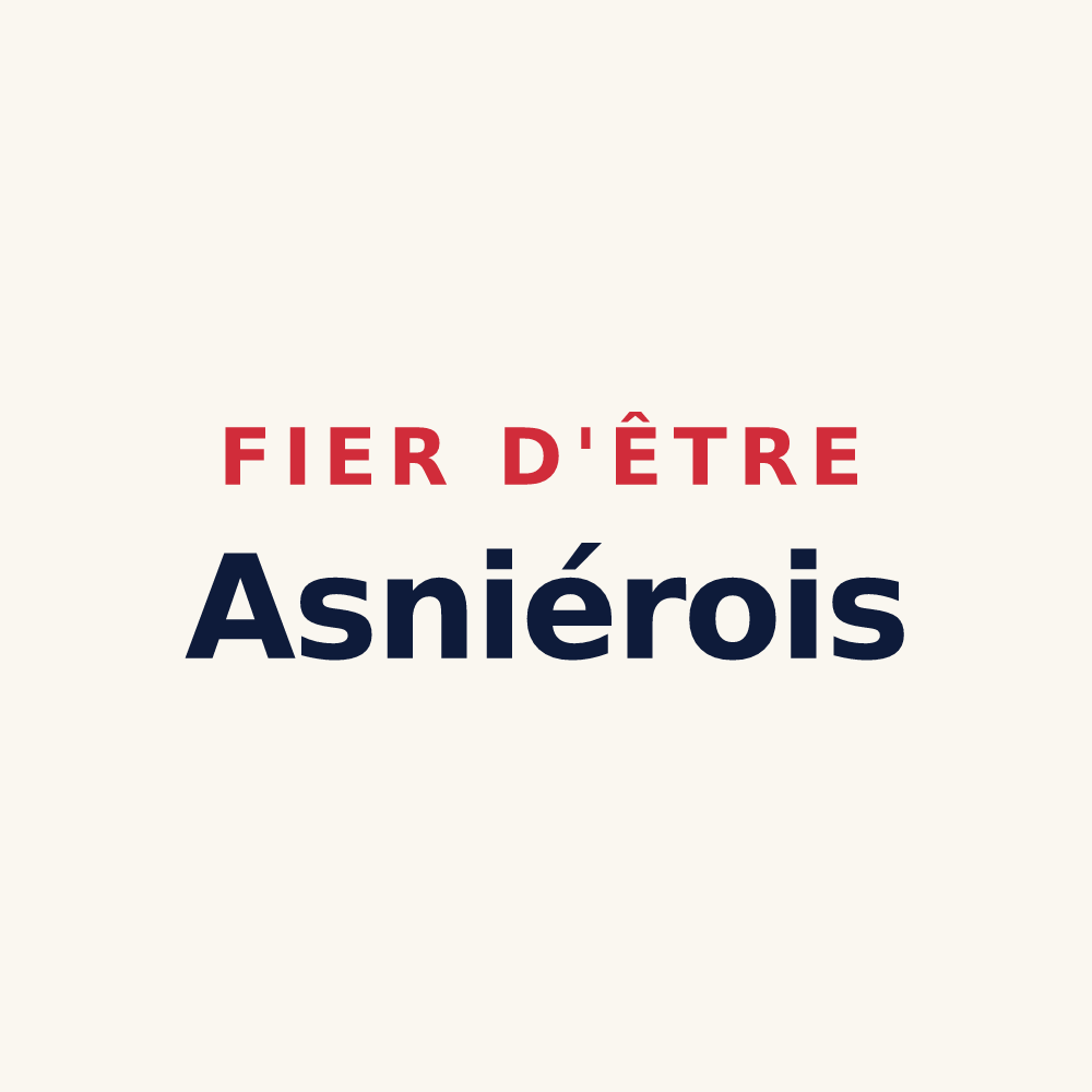 Tasse « Fier d'être Asniérois » — design pour Asnières-en-Montagne