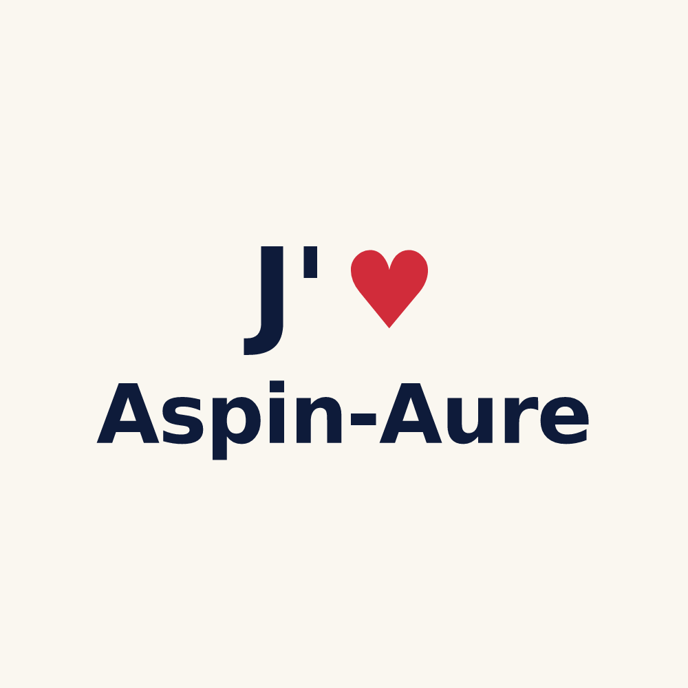 Tasse personnalisée Aspin-Aure — design J'aime Aspin-Aure