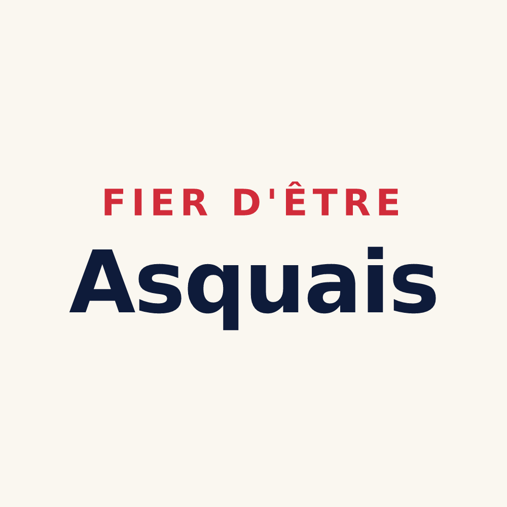 Tasse « Fier d'être Asquais » — design pour Asque