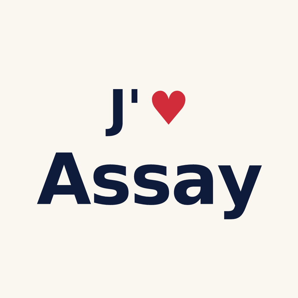 Tasse personnalisée Assay — design J'aime Assay