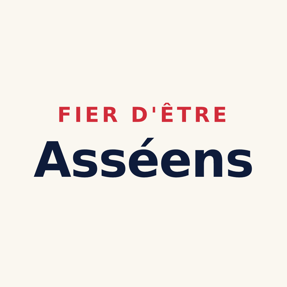 Tasse « Fier d'être Asséens » — design pour Assé-le-Bérenger