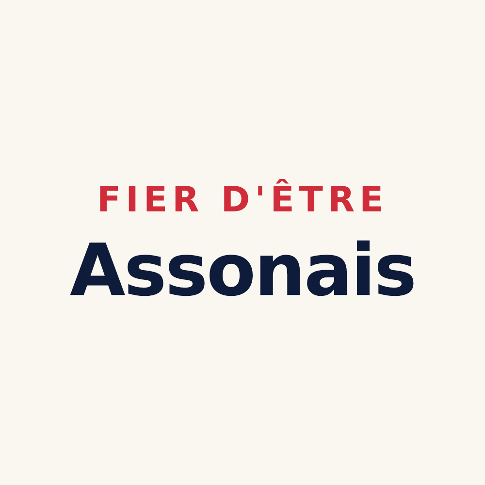 Tasse « Fier d'être Assonais » — design pour Asson
