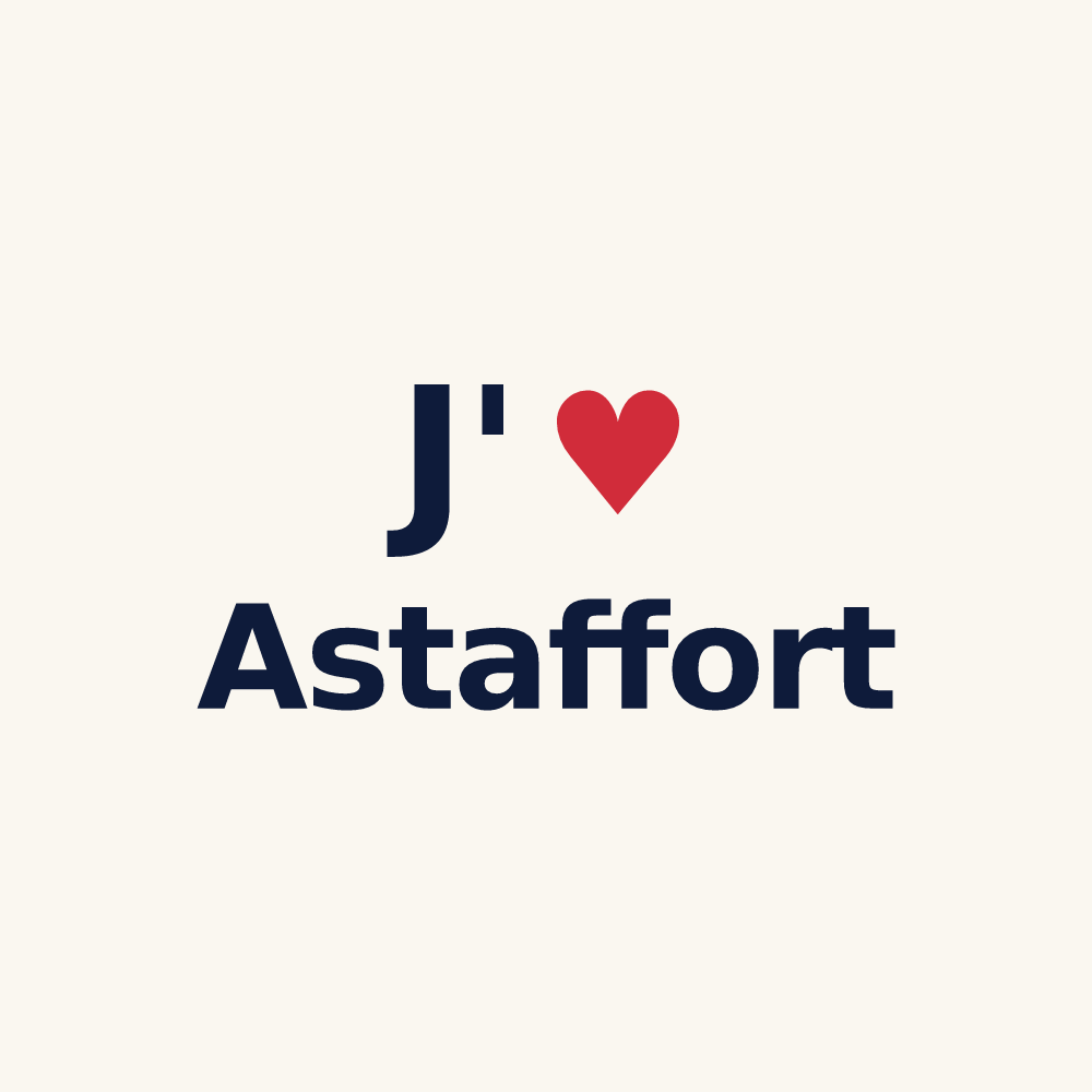 Tasse personnalisée Astaffort — design J'aime Astaffort