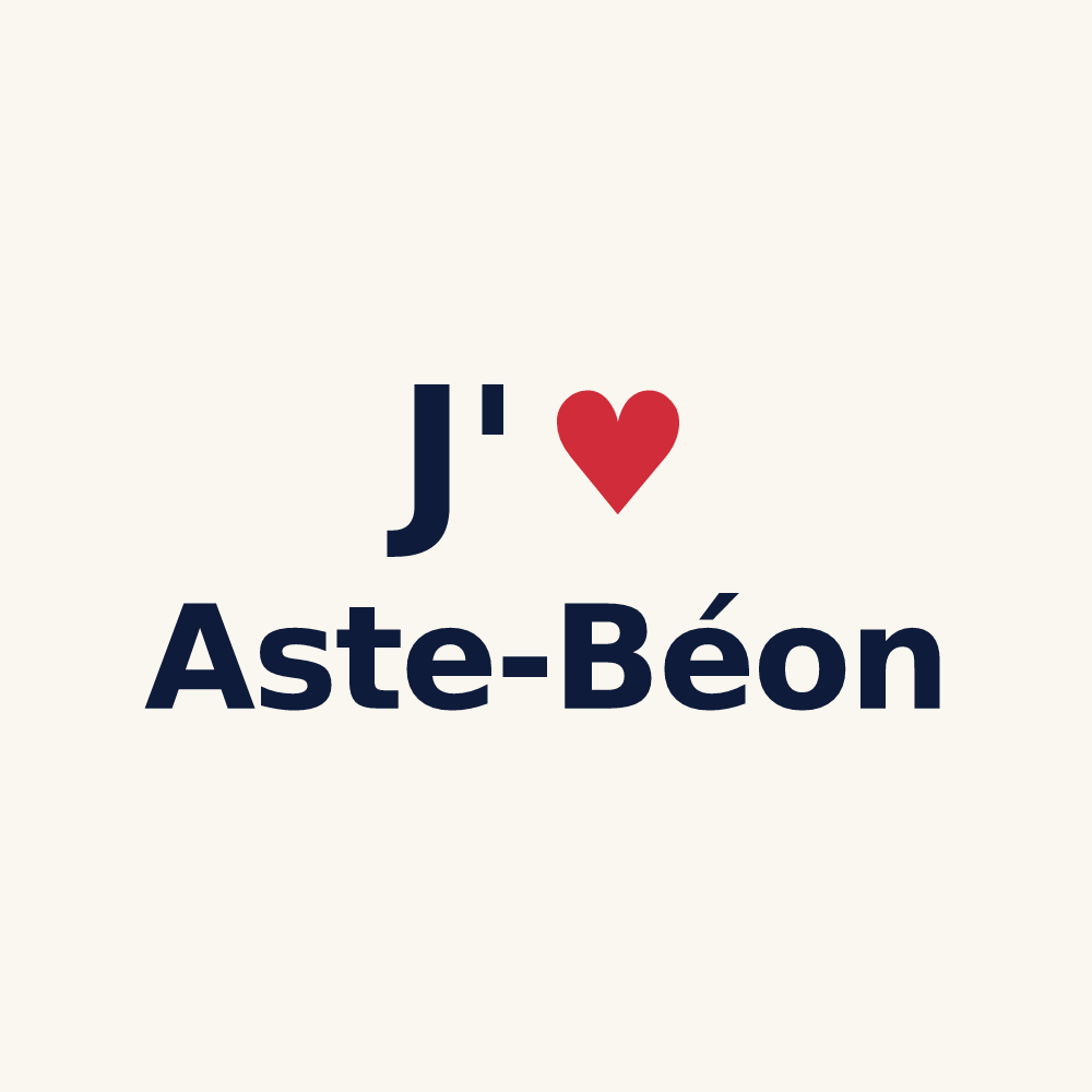 Tasse personnalisée Aste-Béon — design J'aime Aste-Béon