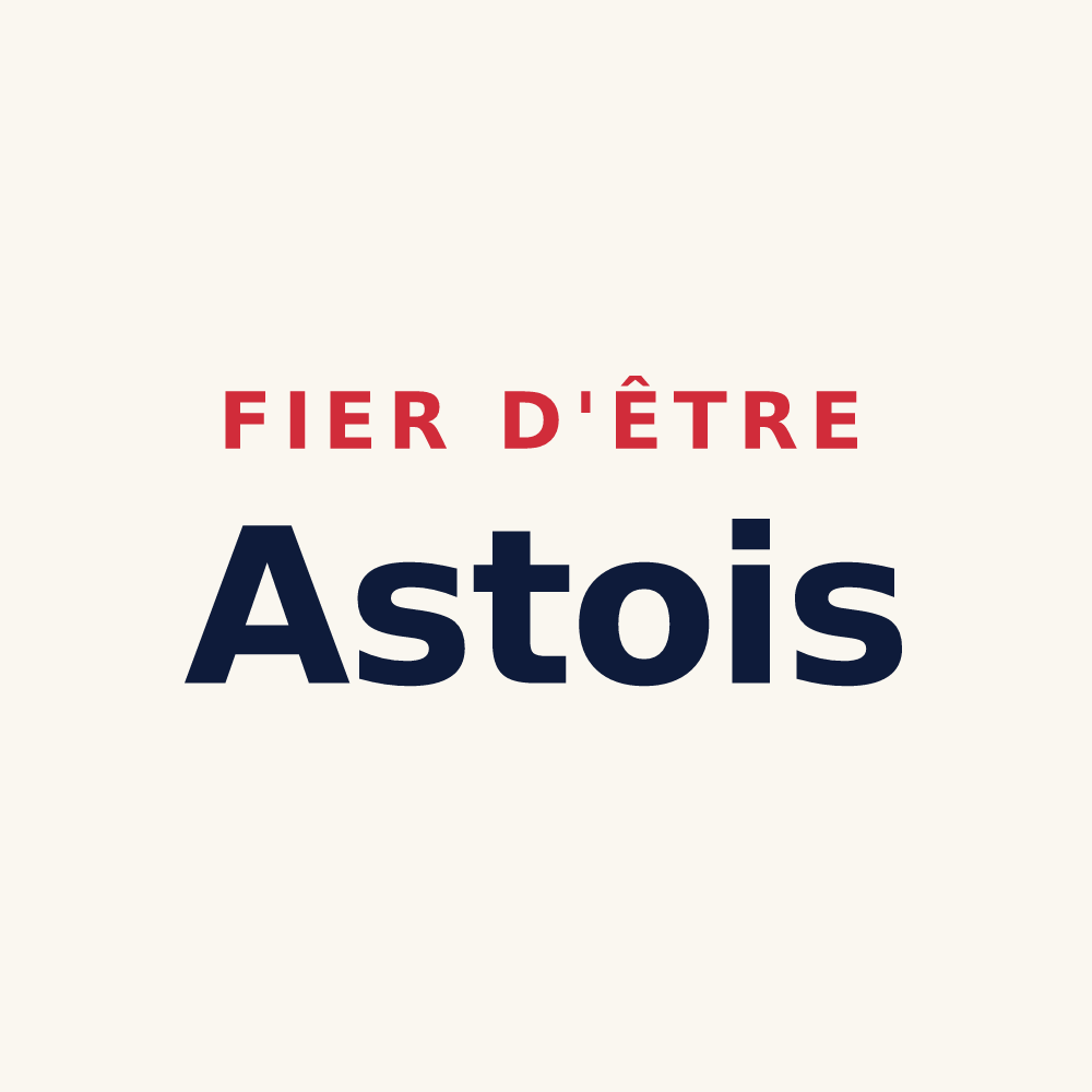 Tasse « Fier d'être Astois » — design pour Aste-Béon