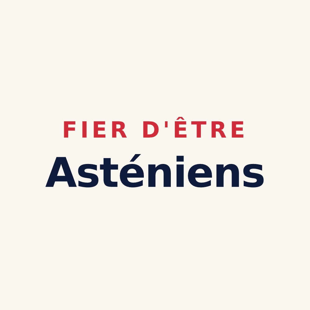 Tasse « Fier d'être Asténiens » — design pour Astet