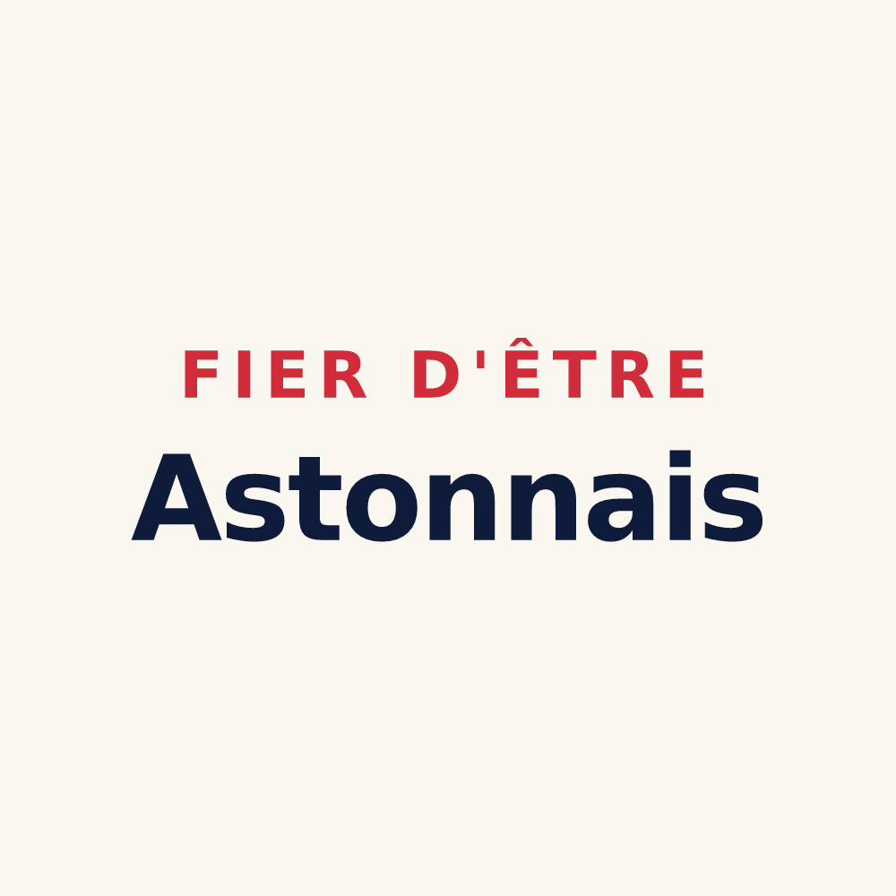 Tasse « Fier d'être Astonnais » — design pour Aston